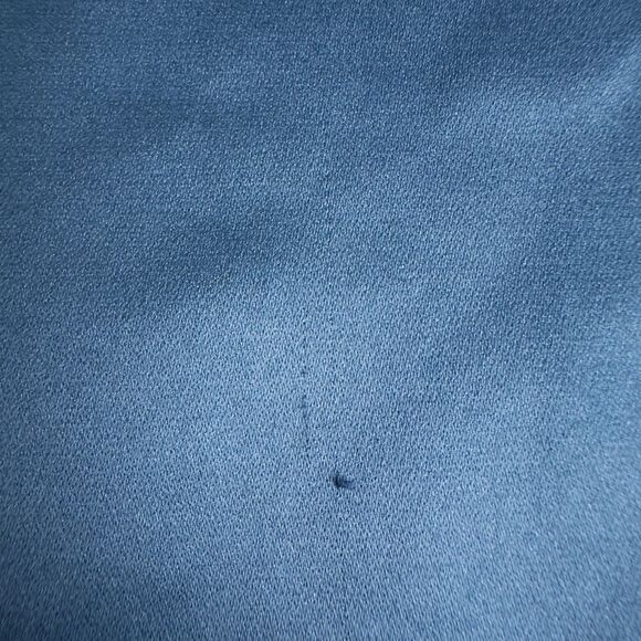 Studio Works Faux Suede Long Sleeve Button Up Shirt Womens Large Blue Western - Picture 6 of 16